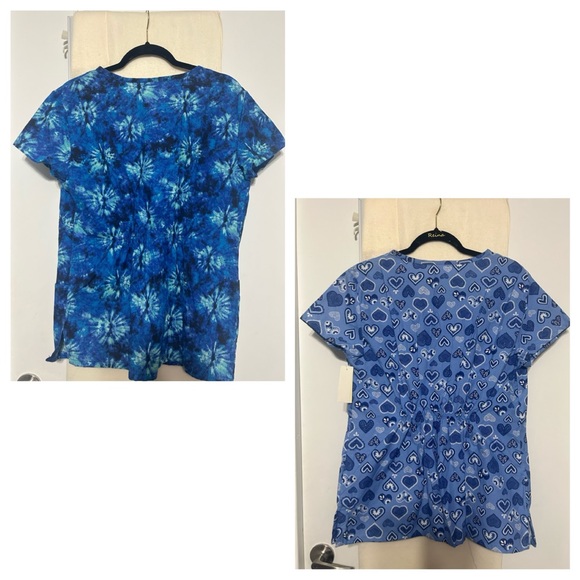 000 COMBO: Printed scrub tops size M - Picture 3 of 3